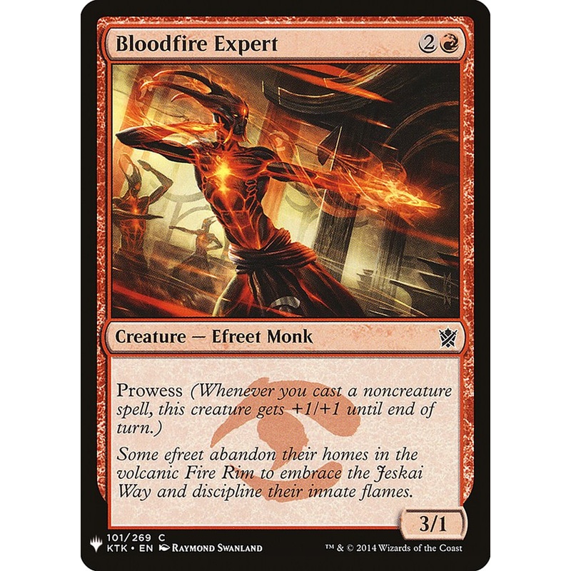Bloodfire Expert (PLST-KTK-101) – The List [Common]