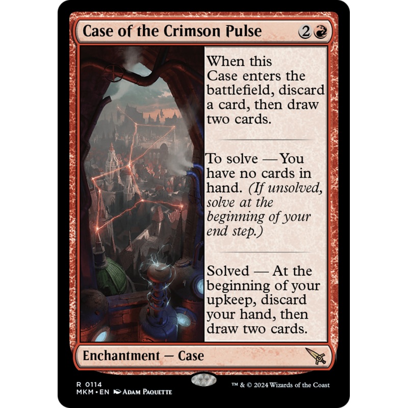 Case of the Crimson Pulse (MKM-114) – Murders at Karlov Manor [Rare]