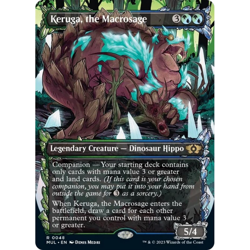 Keruga, the Macrosage (MUL-048) – Multiverse Legends: (Showcase) (Borderless) [Rare]