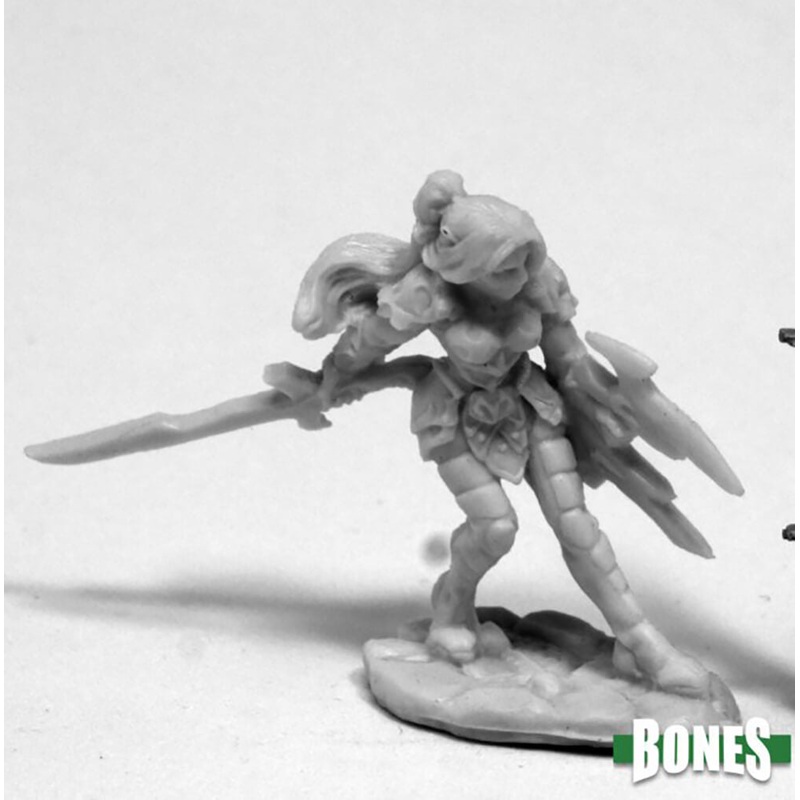Mini – Reaper Bones 77420 Aundine Dark Elf Warrior