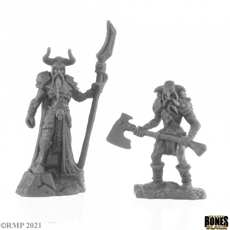 Mini – Reaper Bones Black 44143 Rune Wight Thane and Jarl (2ct)