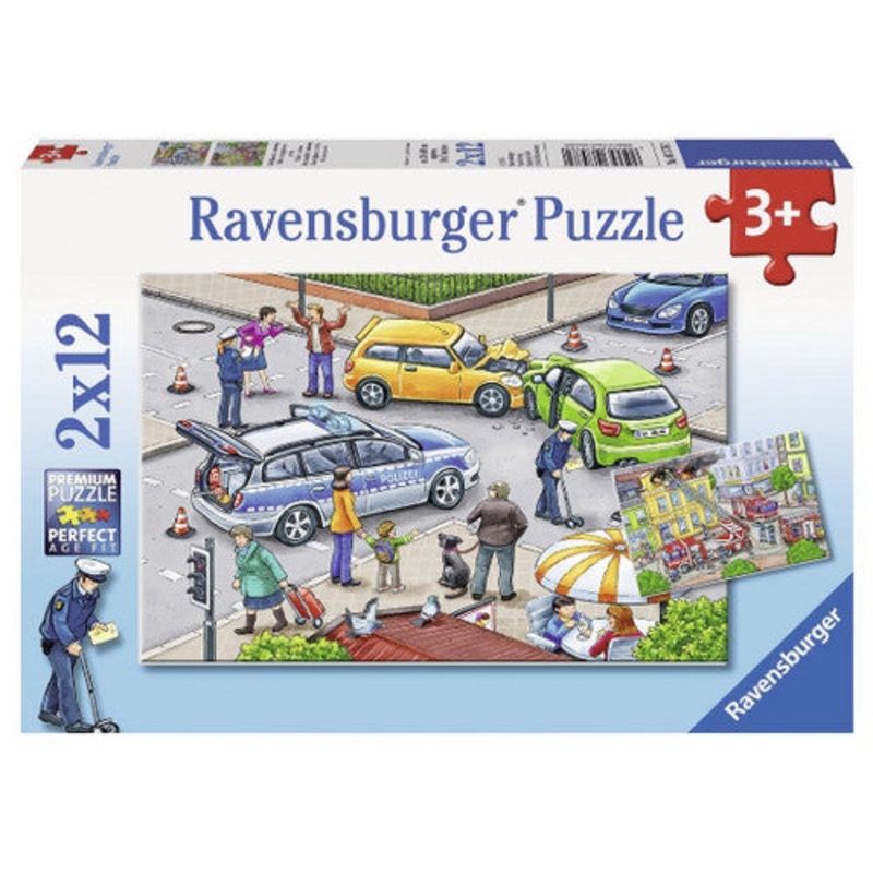 Ravensburger – Blue Lights on the Way 2×12 Piece Jigsaw