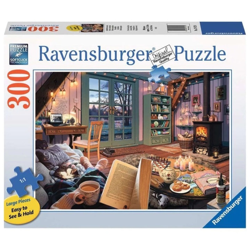 Ravensburger – Cozy Retreat Large Format 300 Piece Jigsaw