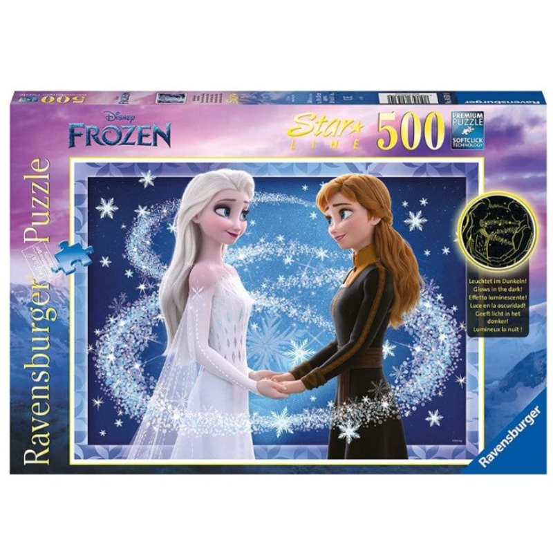 Ravensburger – Starline – The Sisters Anna and Elsa 500 Piece Jigsaw