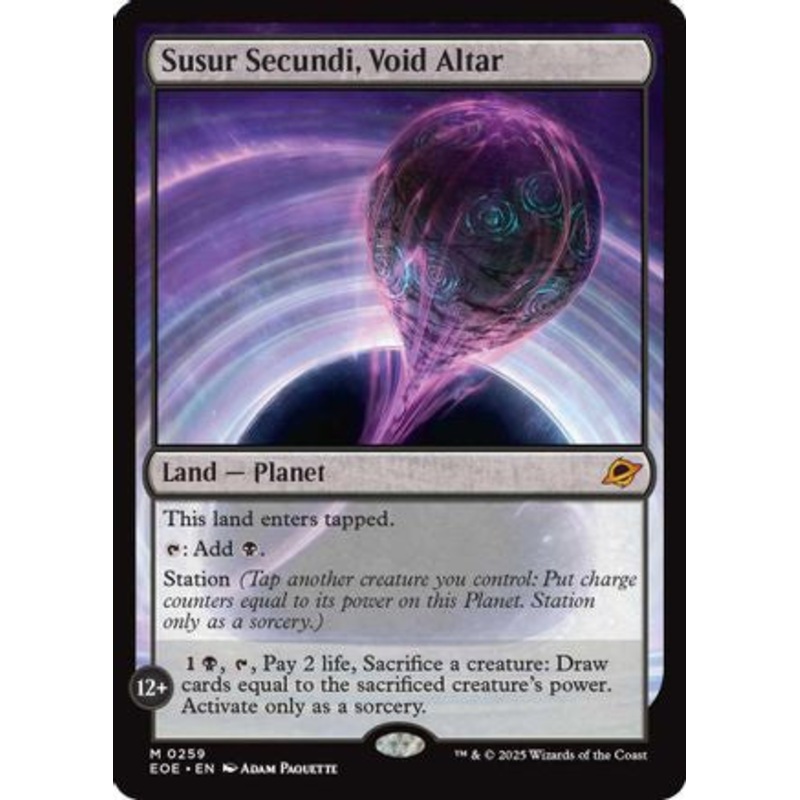 Susur Secundi, Void Altar (EOE-259) – Edge of Eternities Foil [Mythic] Near Mint