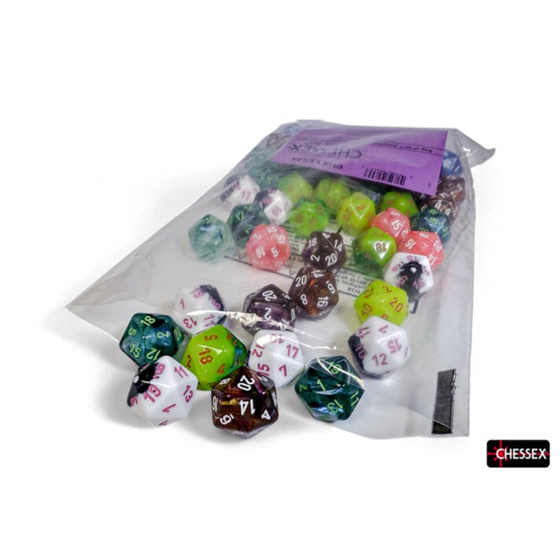 Chessex – CHX LE924 Dice Menagerie #11 Bag of 50 d20s (Preorder)