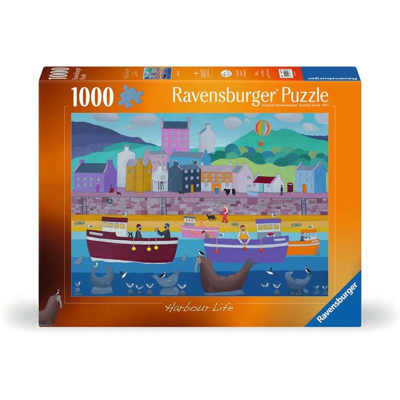 Ravensburger – Alisa Black Harbour Life 1000 Piece Jigsaw – New Edition