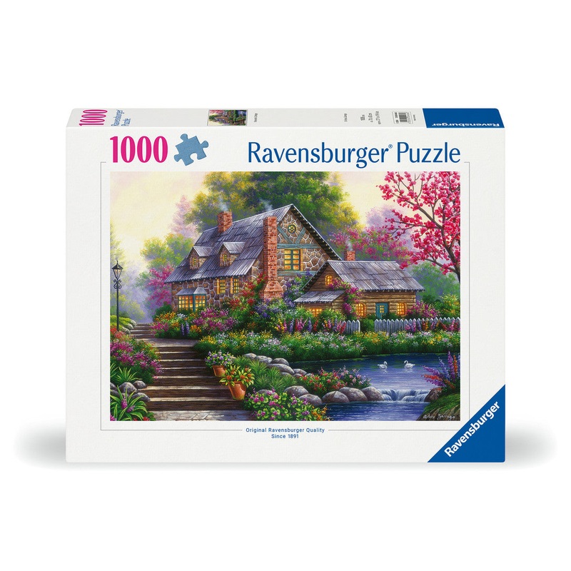 Ravensburger – Romantic Cottage – 1000 Piece Jigsaw – New Version