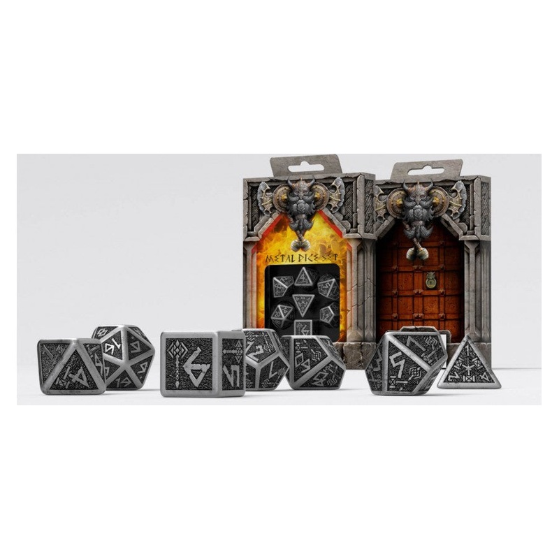 Q Workshop – Metal Dwarven Dice Set (7)