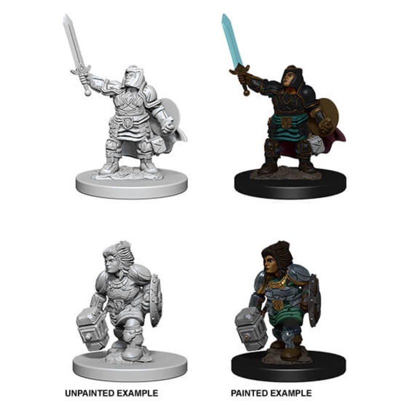 Mini – D&D Nolzur’s Marvelous : Dwarf Paladin (Female)