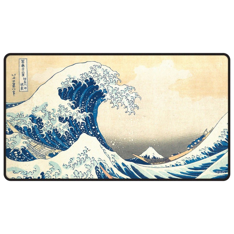Ultra Pro: The Great Wave off Kanagawa Black Stitched Playmat (Preorder)