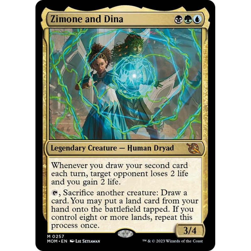 Zimone and Dina (MOM-257) – March of the Machine [Mythic]