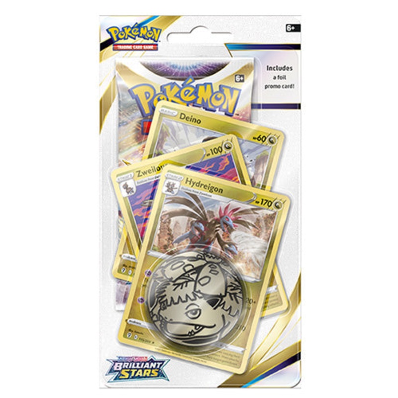 Pokemon TCG Sword & Shield 9 Brilliant Stars Premium Checklane Blister
