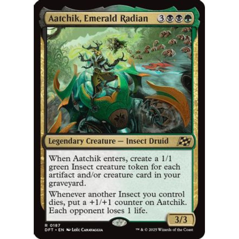 Aatchik, Emerald Radian (DFT-187) – Aetherdrift [Rare]