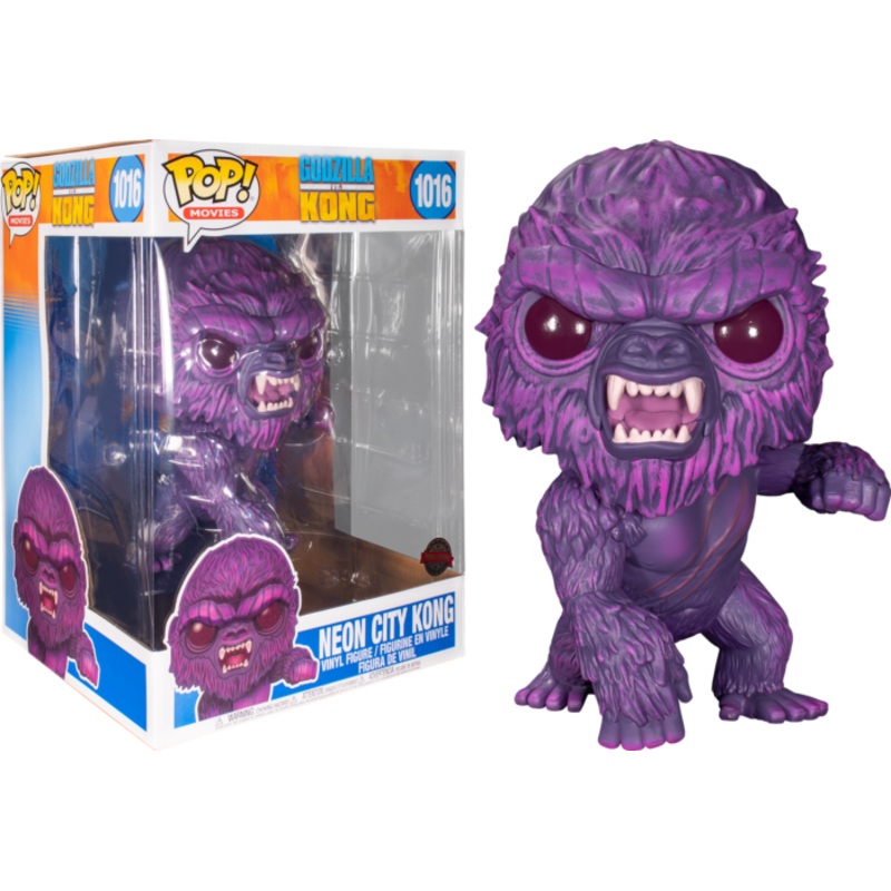 Godzilla vs Kong Neon City Lights Kong 10 Exclusive Pop! Vinyl Figure