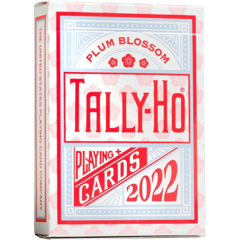 Tally-Ho Plum Blossom 2022 Poker Playing Cards
