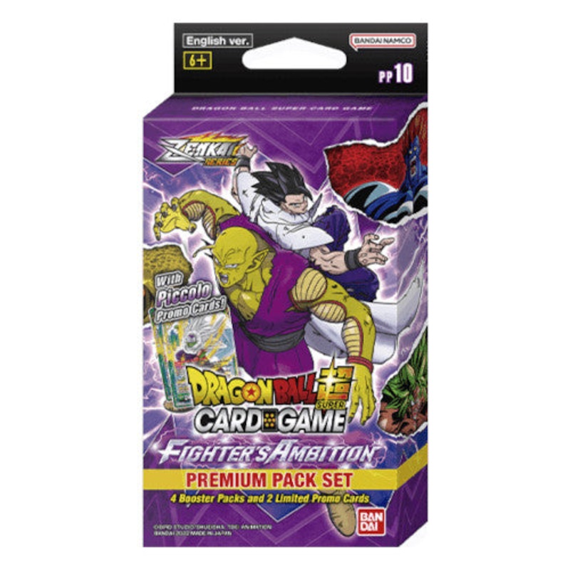 Dragon Ball Super Card Game Zenkai Series Fighter’s Ambition Premium Pack PP10