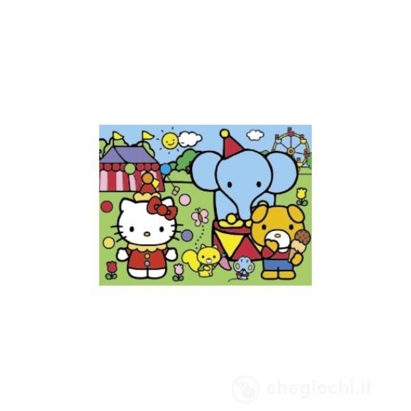 Clementoni – Hello Kitty Happy Color Circus 30 Piece Jigsaw