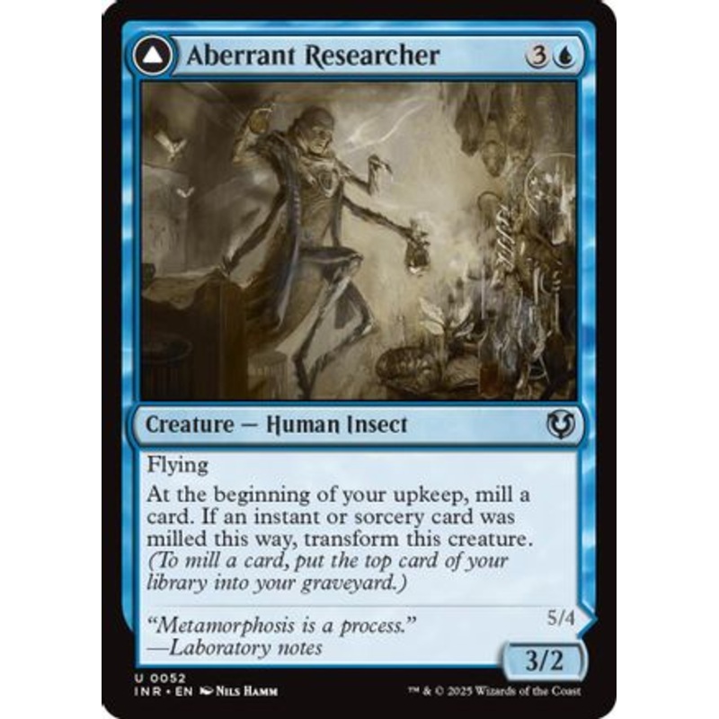 Aberrant Researcher (INR-052) – Innistrad Remastered Foil [Uncommon]