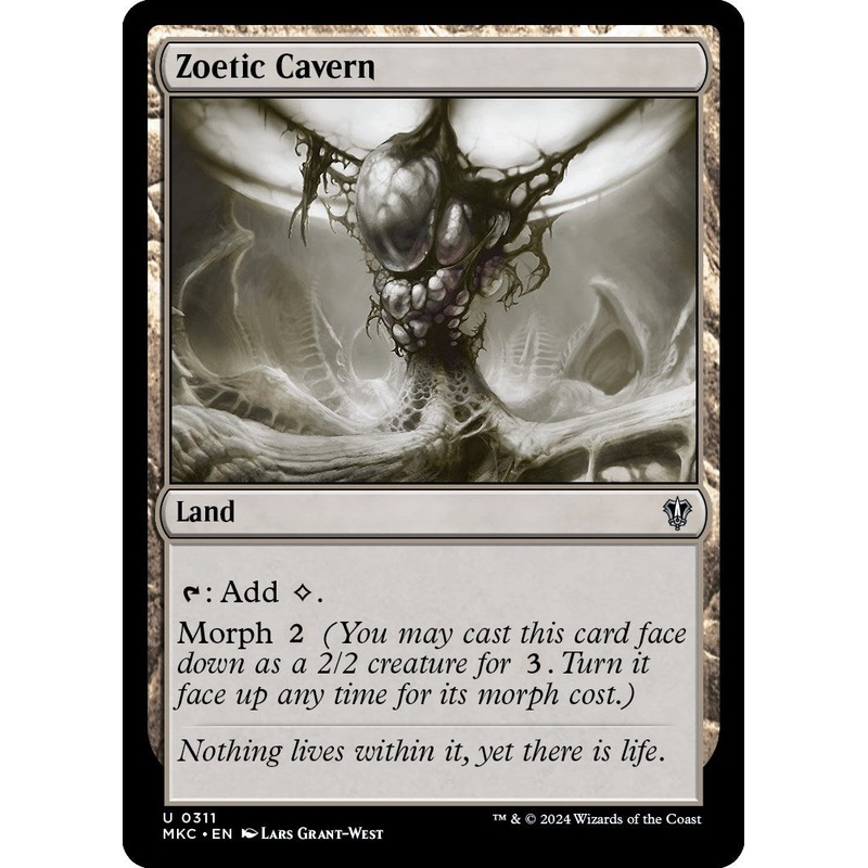 Zoetic Cavern (MKC-311) – Murders at Karlov Manor Commander [Uncommon]