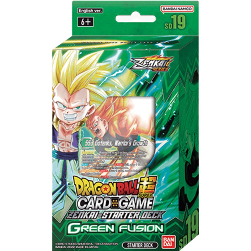 Dragon Ball Super Card Game Zenkai Series Starter Deck SD19 Green Fusion
