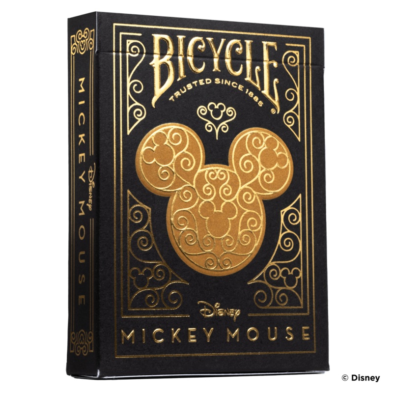 Bicycle Disney Black & Gold Mickey Playing Cards