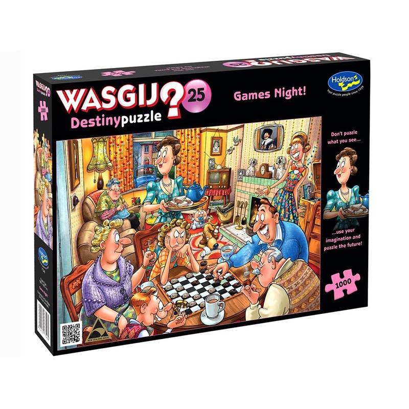 Wasgij? Destiny 25 – Games Night 1000 Piece Jigsaw