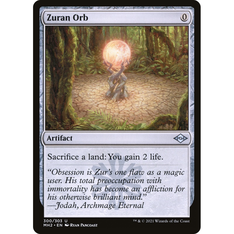 Zuran Orb (MH2-300) – Modern Horizons 2 Etched Foil [Uncommon]