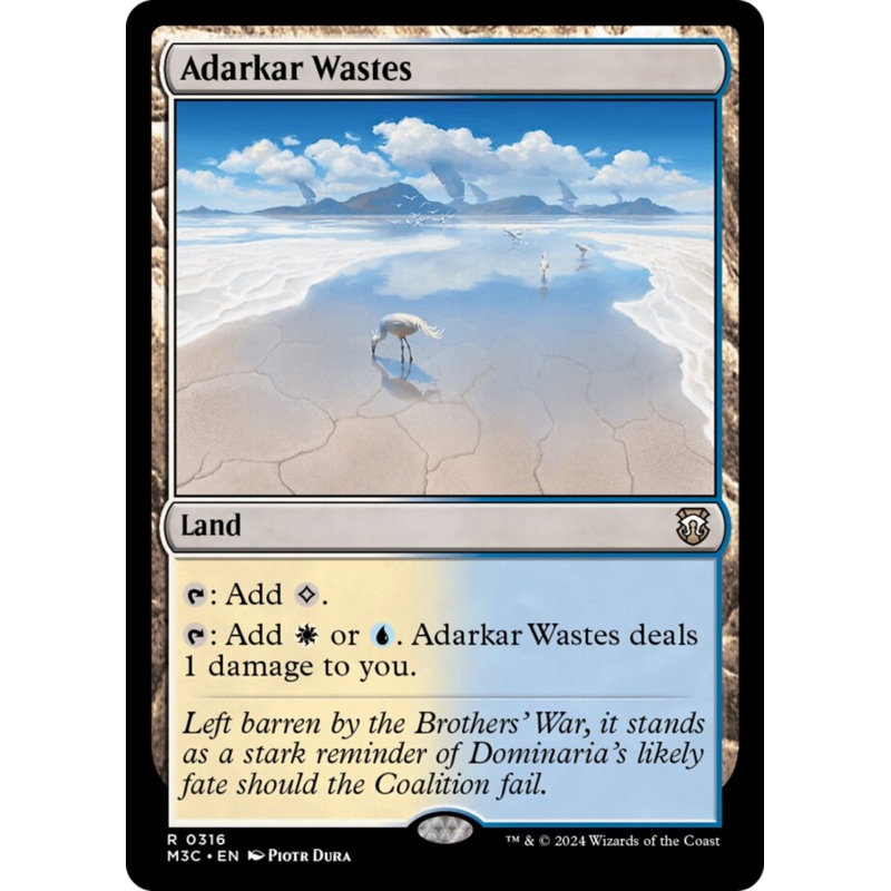Adarkar Wastes (M3C-316) – Modern Horizons 3 Commander [Rare]