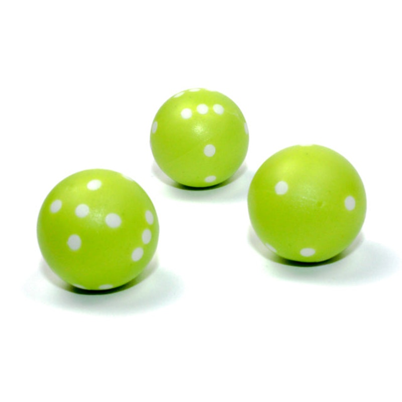 Chessex – CHX KOP01731 Opaque Spherical Neon Green/white d6 22mm
