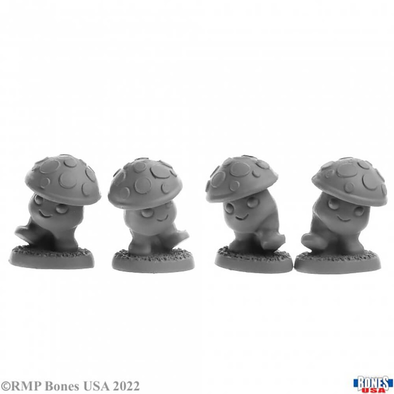 Mini – Reaper Bones USA 30072 Mushroom Shroomies (4ct)