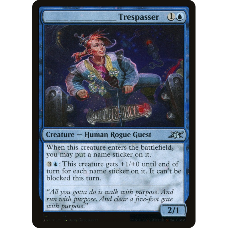_____ _____ _____ Trespasser (UNF-347) – Unfinity Galaxy Foil [Uncommon]