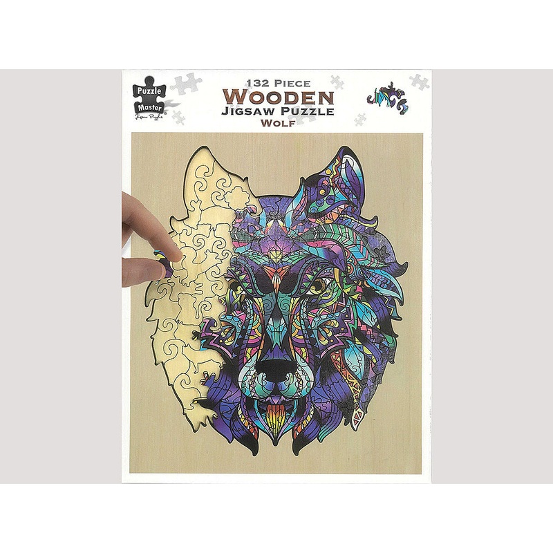 Wolf 132 Piece Wooden Jigsaw