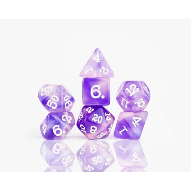 Sirius Dice Purple Glaze Dice Set 7