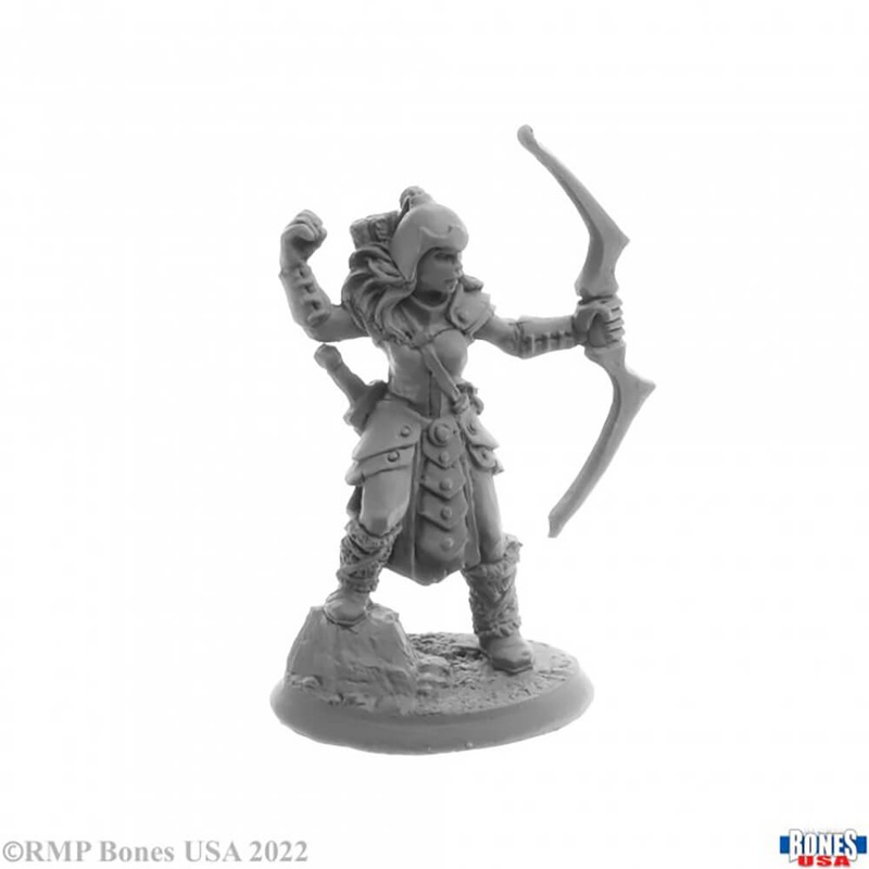 Mini – Reaper Bones USA 30077 Kara Redoak Archer