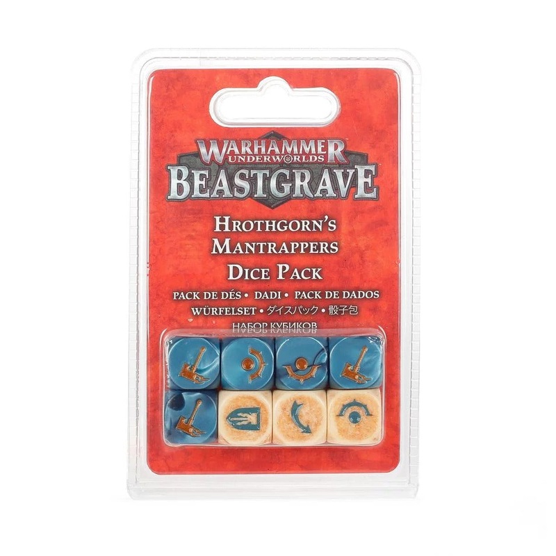 Warhammer Underworlds – Hrothgorns Mantrappers Dice Set