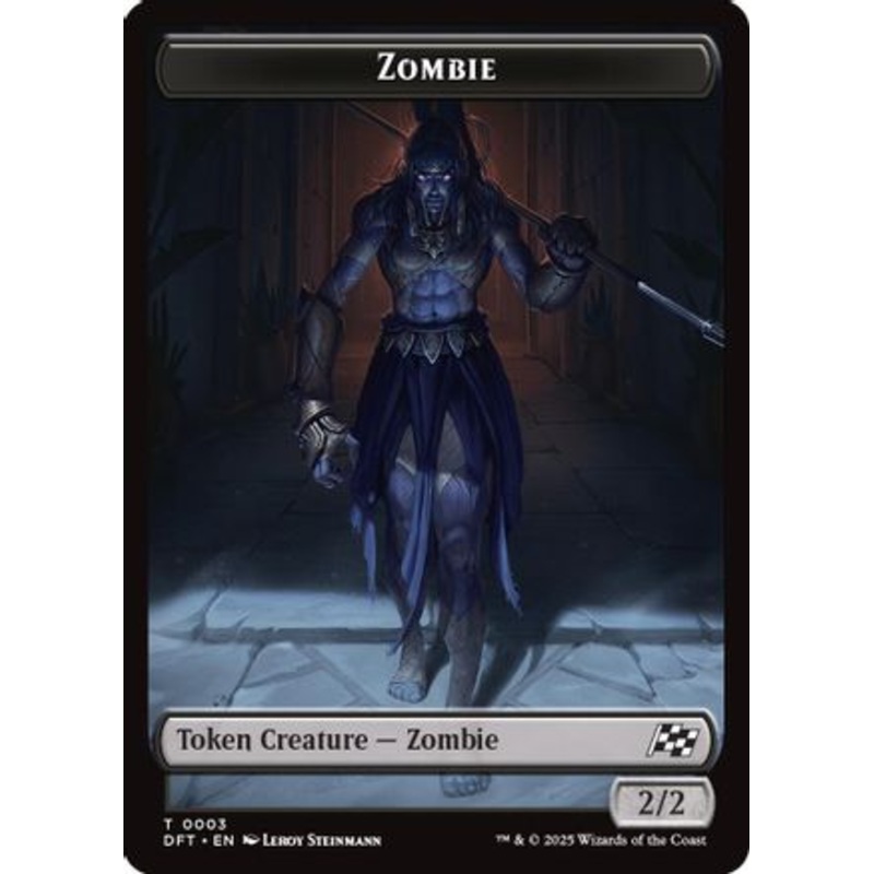 Zombie (0003) // Pilot Double-Sided Token (DFT-3 // 1) – Aetherdrift [Token]