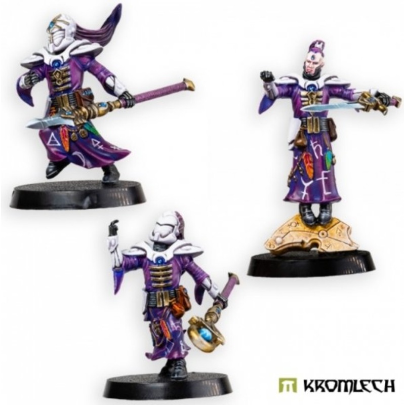 Kromlech Miniatures Sindari Warsingers Cabal (3) (*See Per Order Flat Rate Shipping)