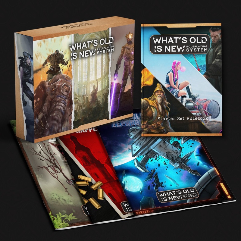 WOIN Starter Box Set (What’s OLD is NEW Roleplaying System)