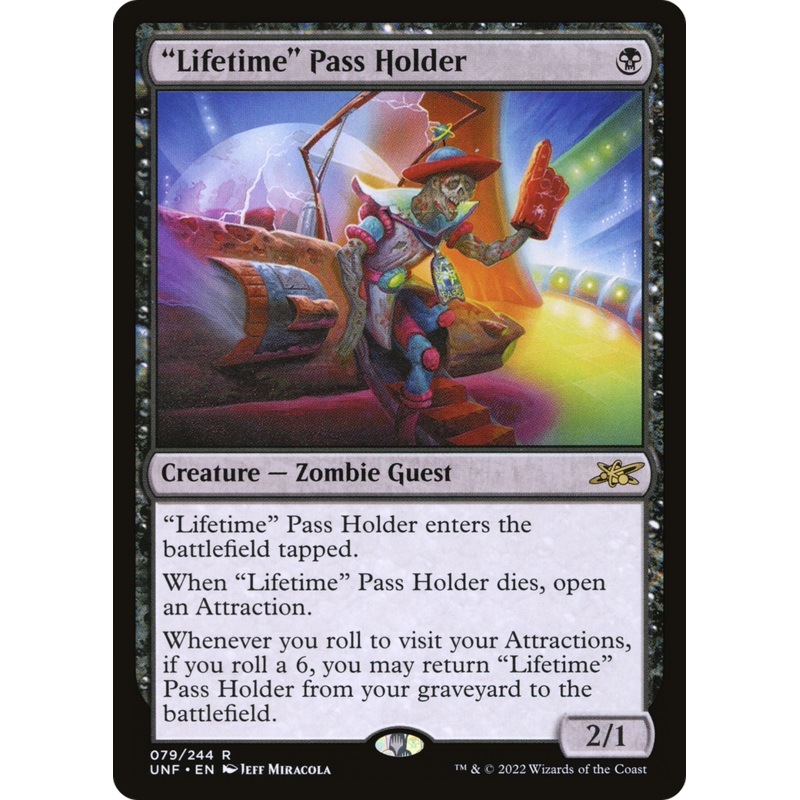 “Lifetime” Pass Holder (UNF-079) – Unfinity [Rare]