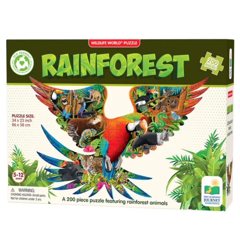 Wildlife World  Rainforest Puzzle (200pcs)