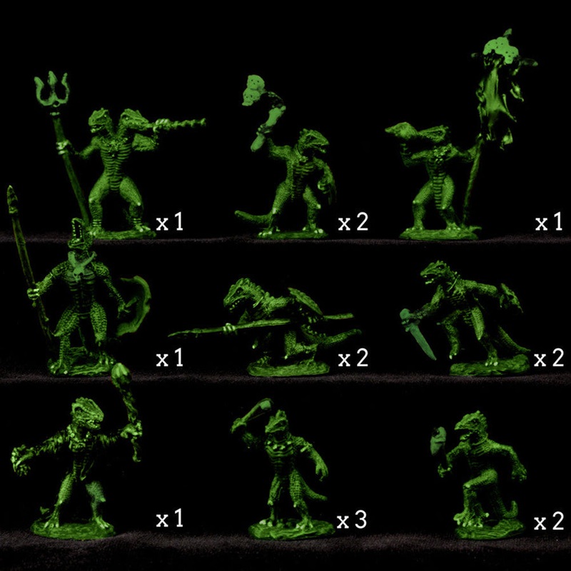 Mini Dwarven Forge Unpainted (15ct) Lizardfolk Clan