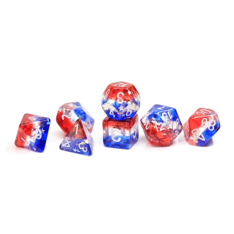 Sirius Dice Star Spangled Banner Dice Set 7