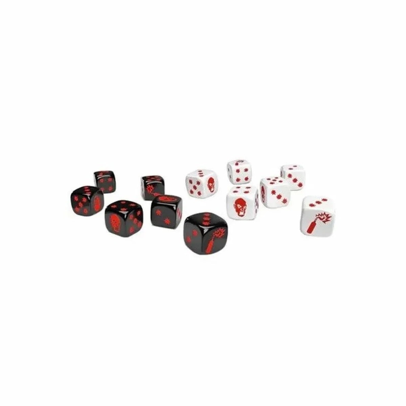 Zombicide  2nd Edition: Black and White Dice Pack