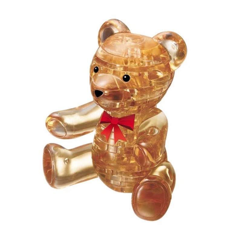 3D Brown Teddy Crystal Puzzle