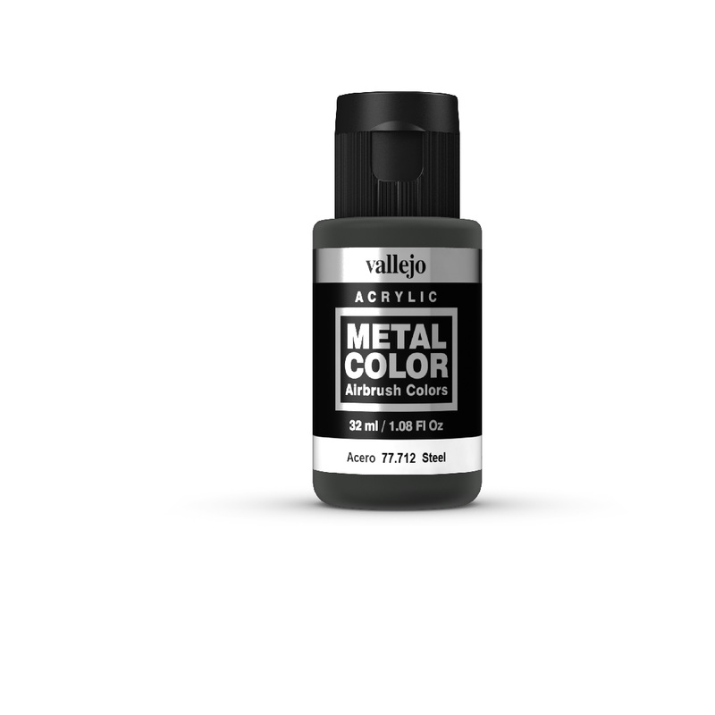 Vallejo Acrylic Metal Colour 32ml – Steel